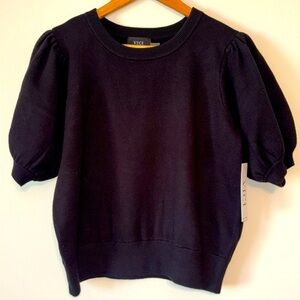 VICI Livia Puff Sleeve Knit Sweater Top